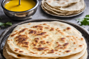 Tandoori Roti with Desi Ghee